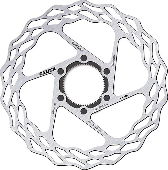 Galfer bike wave® fixed road centerlock disc rotor