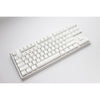 Ducky one 3 classic pure white tkl rgb mechanisch toetsenbord (wit, us lay-out (qwerty), cherry mx speed silver, 80% (tkl), rgb leds, double-shot pbt, hot-swappable, quack mechanics)