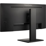 Viewsonic uwqhd curved docking monitor met kvm-switch vg3419c 34 ultrawide (zwart (mat), 1x displayport, 1x hdmi, 1x usb-c, 3x usb-a, 1x rj-45, 120 hz, 1x hdmi, 1x displayport, usb-a, usb-b, usb-c, lan, audio) - afbeelding 5