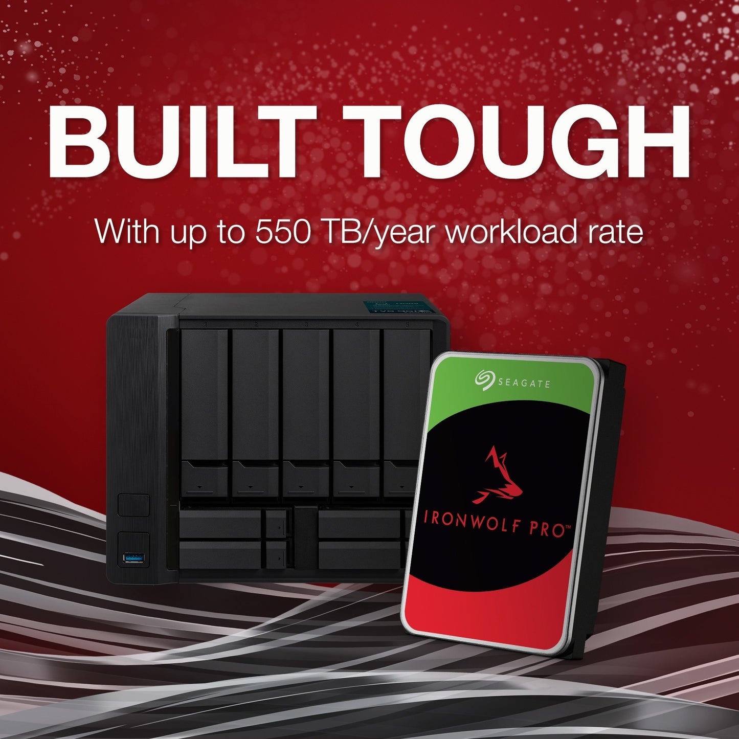 Seagate ironwolf pro 20 tb harde schijf (st20000nt001, sata 600, 24 7)