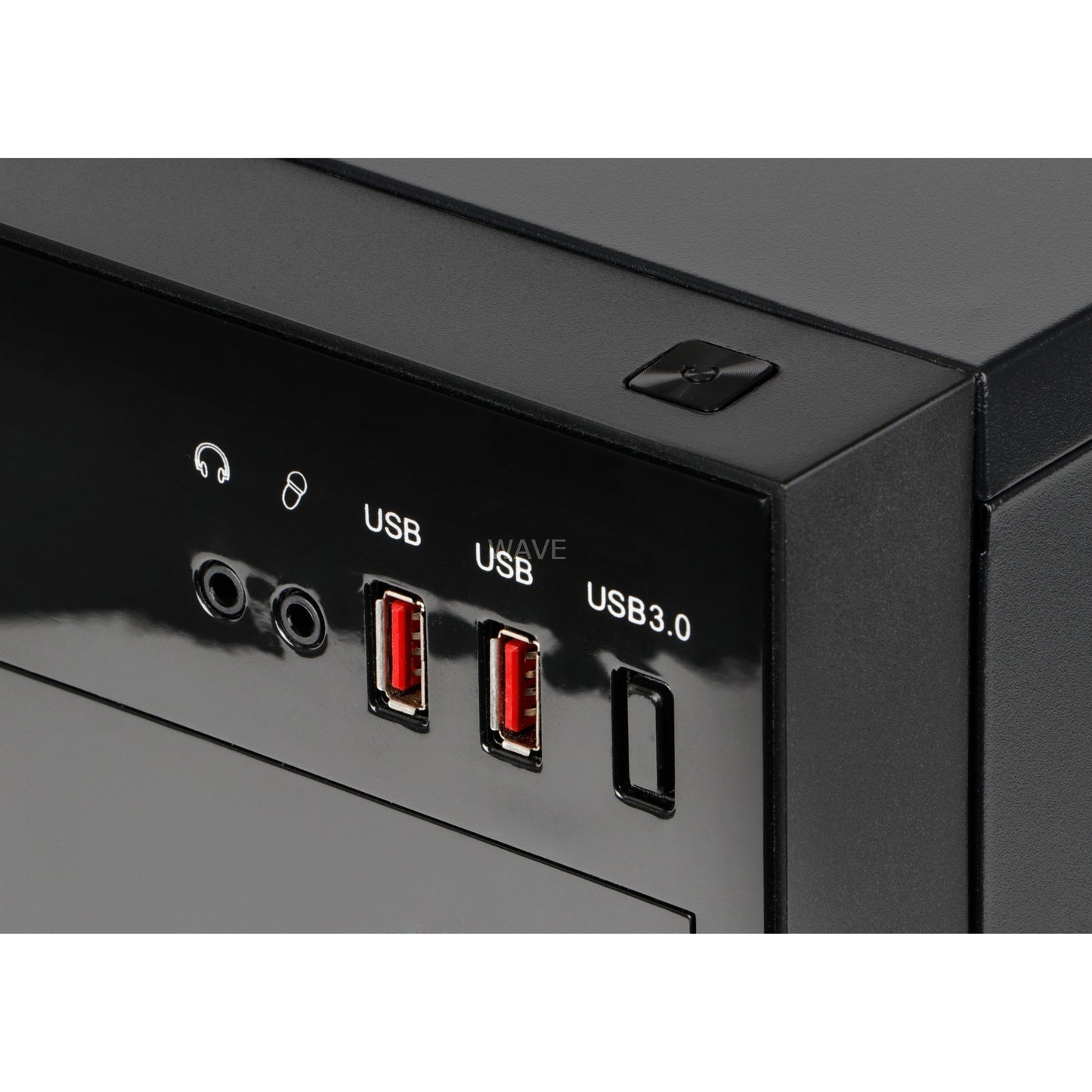 Inter-tech b-42 midi tower behuizing (zwart | 2x usb-a)