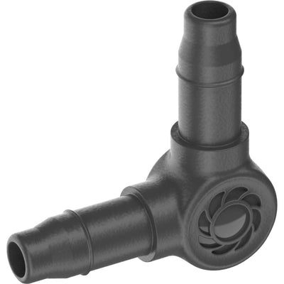 Gardena l-stuk 4,6 mm (3 16 ) verbinding (donkergrijs, 10 stuks)
