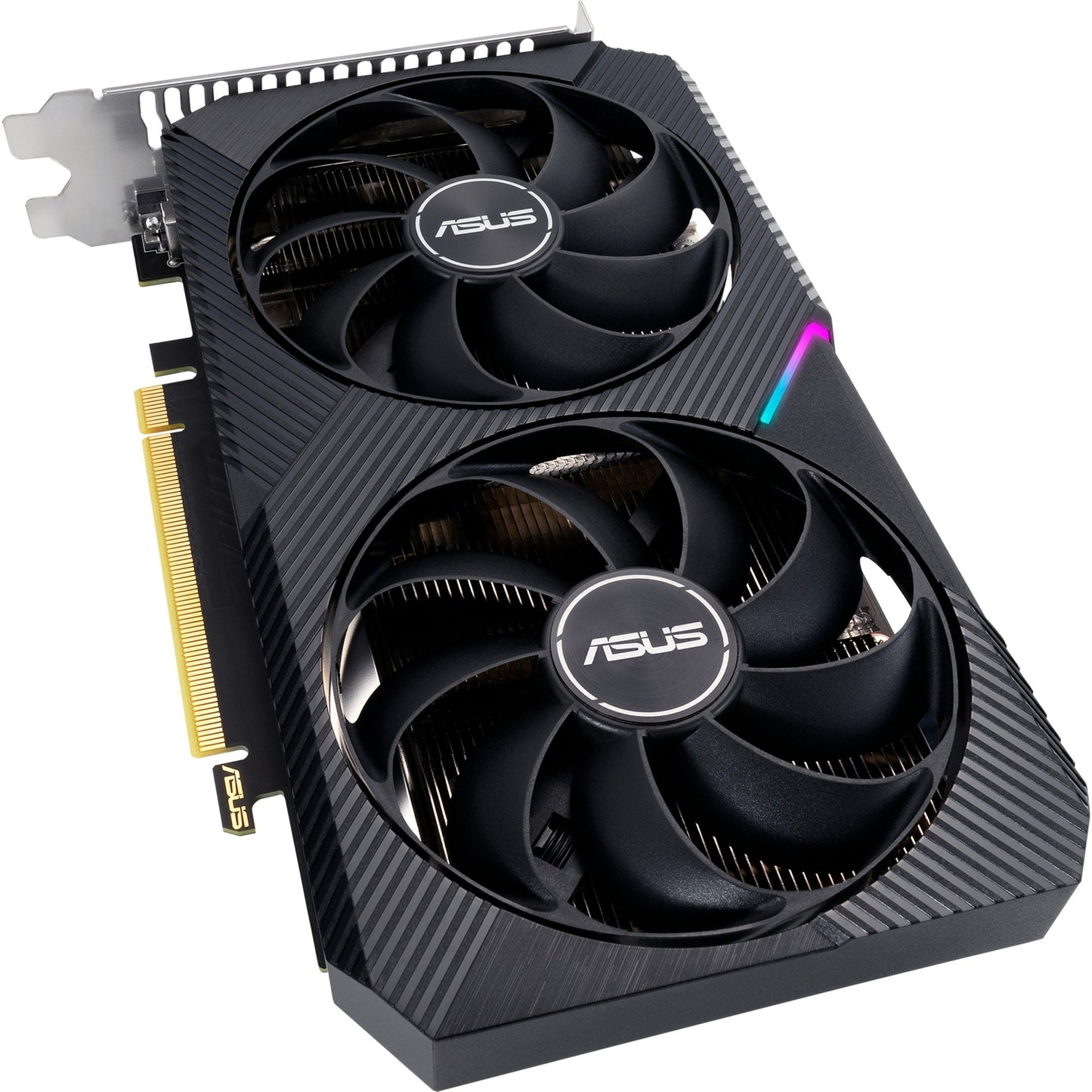Asus geforce rtx 3050 dual v2 8gb gddr6 grafische kaart (lite hash rate, 1x displayport, 1x hdmi 2.1, dvi-d)