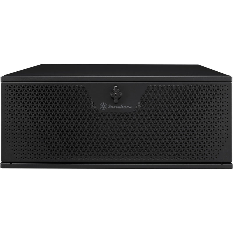 Silverstone rm44 rack behuizing (zwart | 4u | usb type-c | 2x 80mm casefan inbegrepen)