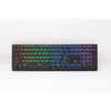 Ducky zero 6108 classic black rgb mechanisch gaming toetsenbord (zwart, us lay-out (qwerty), cherry mx2a speed silver, 100%, rgb leds, double-shot pbt, hot swap, 2.4ghz | bluetooth | usb-c)