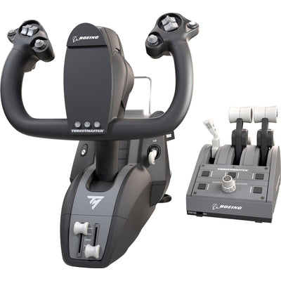Thrustmaster tca yoke pack boeing edition gaming set (zwart grijs, pc, xbox one, xbox series x|s)