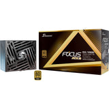 Seasonic focus gx-1000-v4 atx3.1 modulaire 1000 watt voeding (zwart, 1x 12vhpwr, 3x pcie) - afbeelding 1