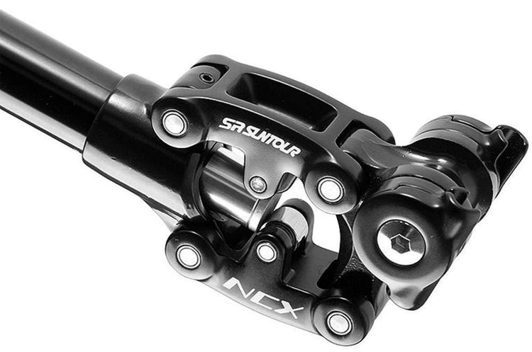 Suntour sp12 sp25 ncx 400mm suspension seatpost + safety cover