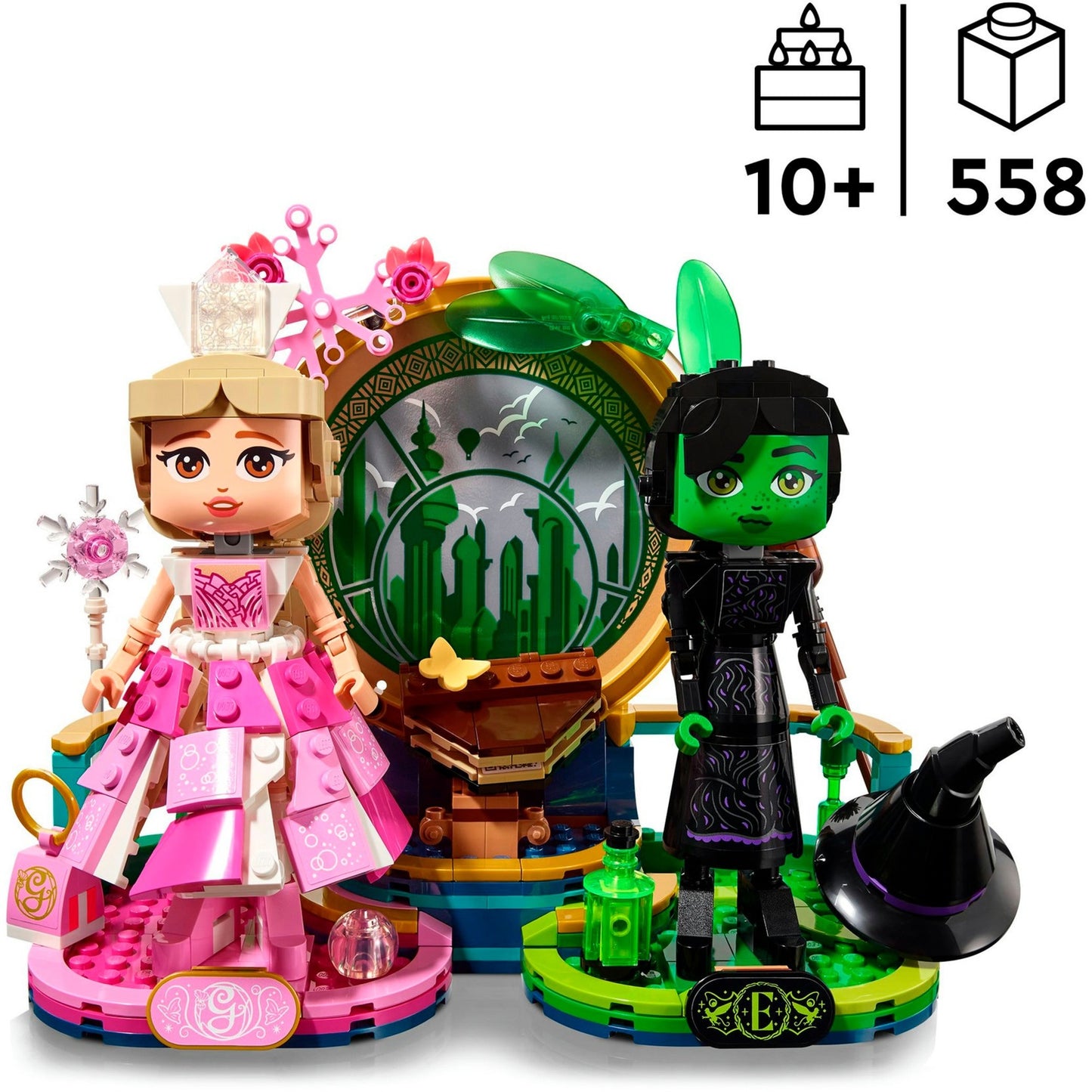 Lego wicked elphaba en glinda figuren - 75682