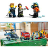 Lego city - helikopter, brandweerauto en onderzeeër remix constructiespeelgoed (60462 | set van 3 modulaire voertuigen)