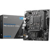Msi pro h610m-e ddr4 socket 1700 moederbord (zwart, gb-lan, sound, µatx)