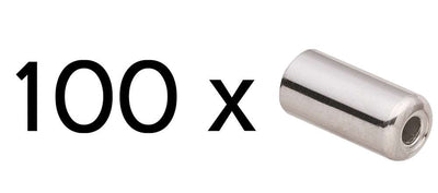 Shimano Stalen kabeleindhoedje STI voor 6mm schakelkabel (100 stuks)