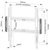 Neomounts wl30-550bl14 tv wandsteun wandmontage (zwart)