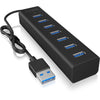 Icy box ib-hub1700-u3 usb-hub (zwart)