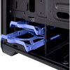 Inter-tech h-606 mini tower behuizing (zwart | 2x usb-a)