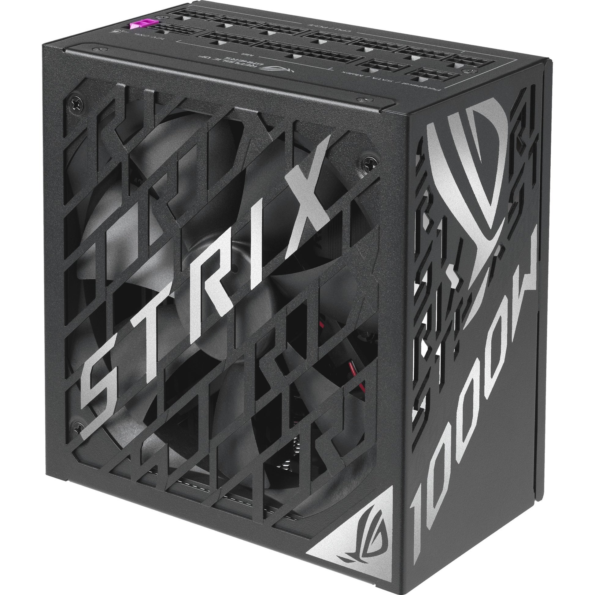 Asus rog strix platinum modulaire 1000 watt voeding (zwart, 1x 12v-2x6, 4x pcie)