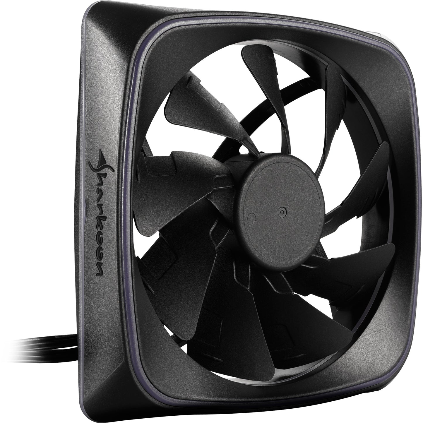 Sharkoon rgb shark lights case fan (zwart, 120 x 120 x 25 mm)