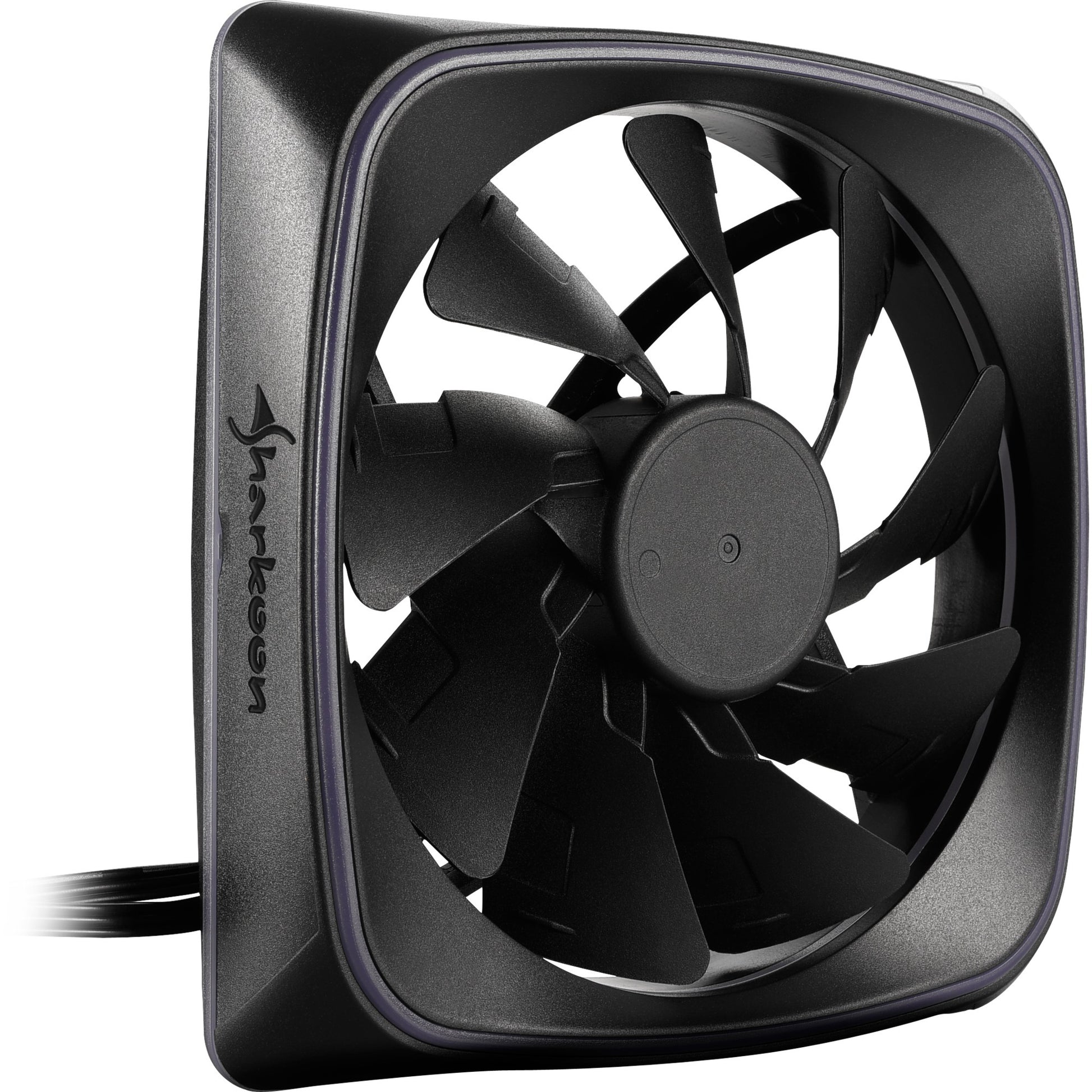 Sharkoon rgb shark lights case fan (zwart, 120 x 120 x 25 mm)