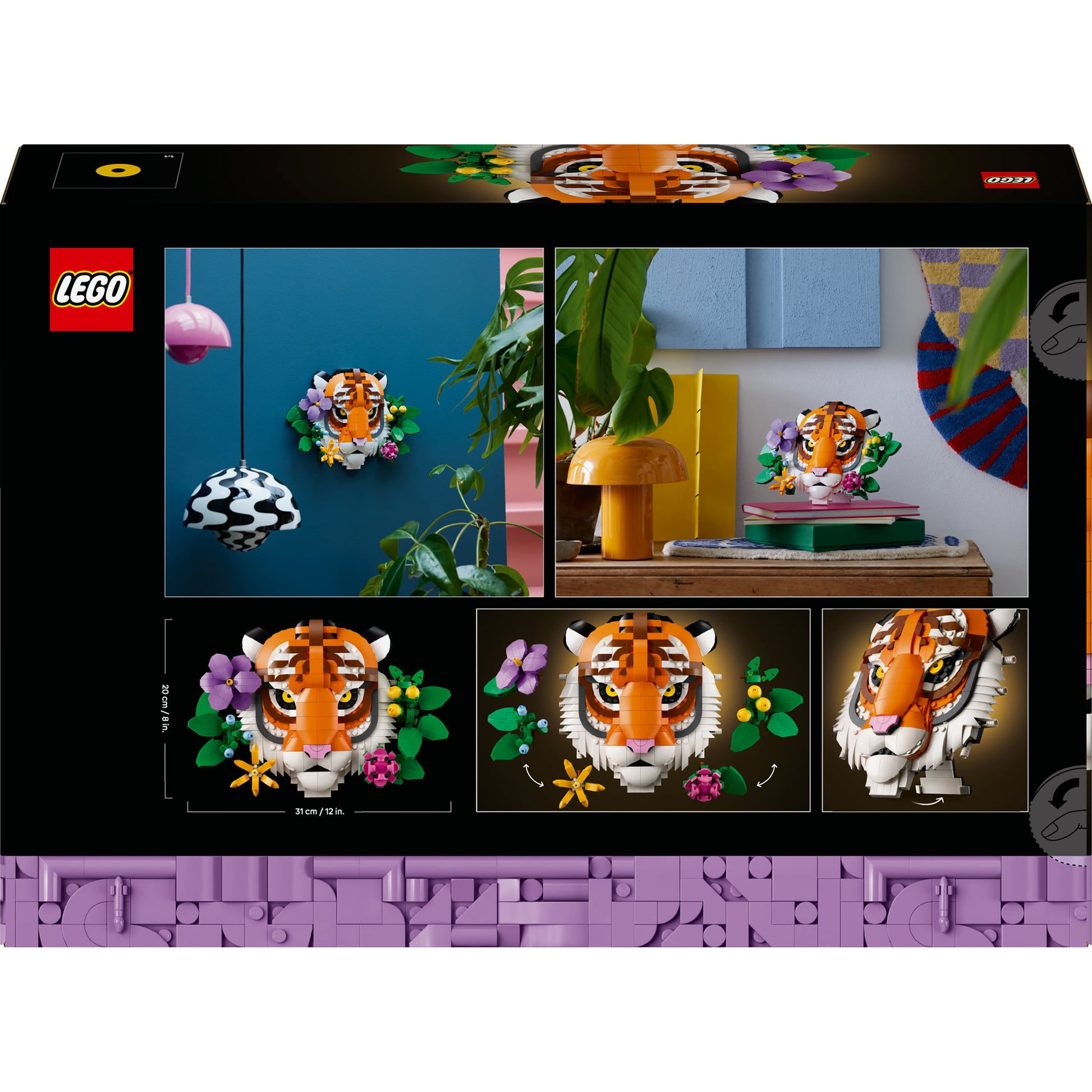 Lego ® art de faunacollectie – tijger - 31217