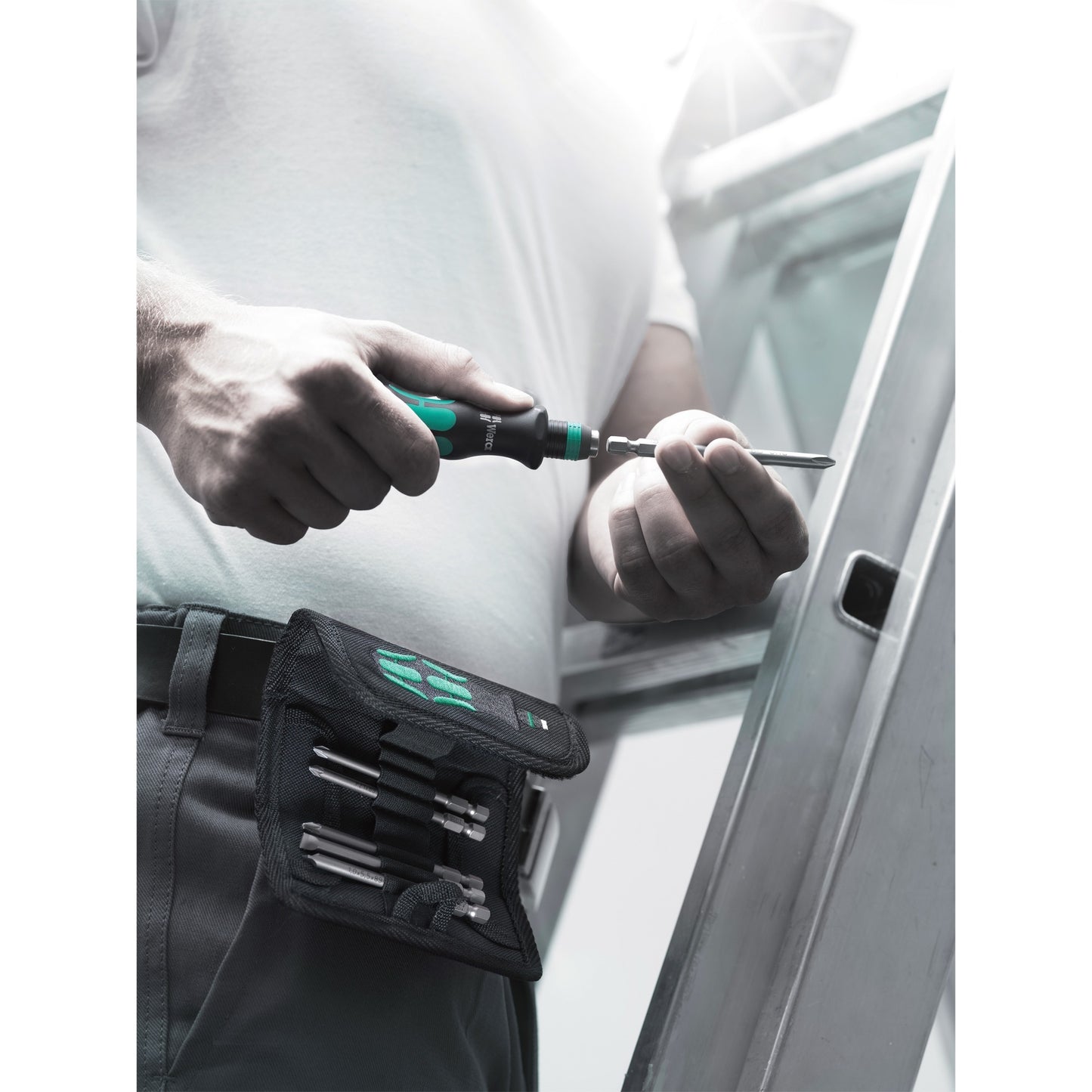 Wera kraftform kompakt 40 bitset (zwart groen, 7-delig)