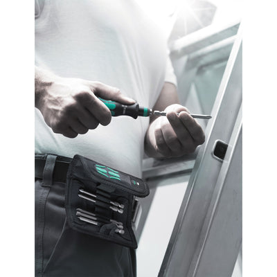 Wera kraftform kompakt 40 bitset (zwart groen, 7-delig)