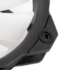 Silverstone shark force 160 argb case fan (zwart, 160 x 160 x 25 mm, pwm)