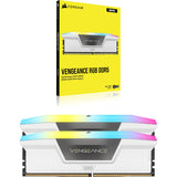 Corsair vengeance rgb 32 gb ddr5-6400 (2x 16 gb) werkgeheugen (wit, cmh32gx5m2b6400c36w, xmp 3.0) - afbeelding 7