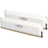 Crucial pro oc 32 gb ddr5-6000 (2x 16 gb) werkgeheugen (wit, cp2k16g60c36u5w, xmp 3.0, expo)