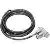 Targus defcon ultimate universal keyed cable lock with adaptable lock head diefstalbeveiliging