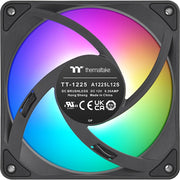 Thermaltake ct120 ex reverse argb sync pc cooling fan (3-fan pack) case fans (zwart, 3 stuks, 120 x 120 x 25 mm, pwm) - afbeelding 4