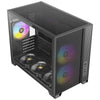 Antec flux m mini tower behuizing (zwart | 1x usb-a | 1x usb-c | tempered glass)