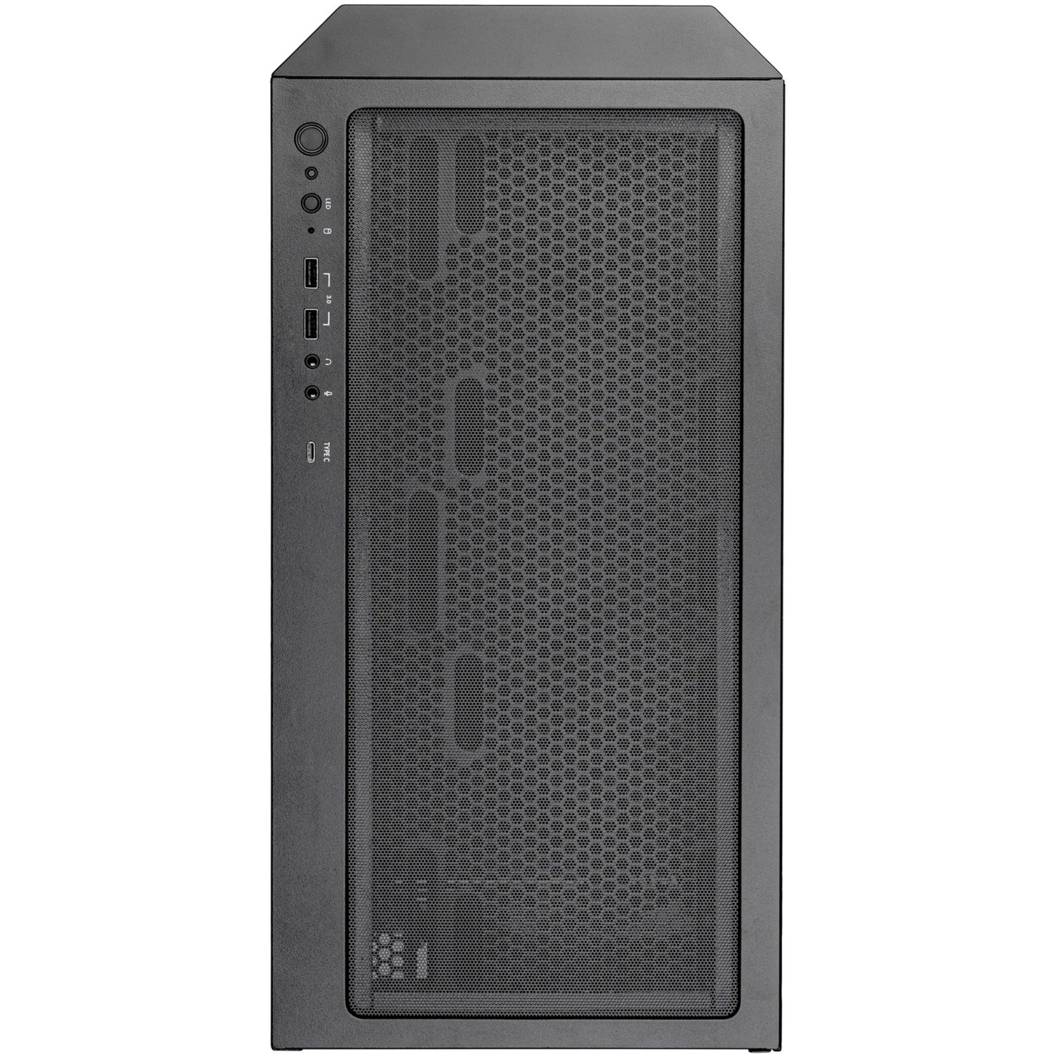 Silverstone fara 514x midi tower behuizing (zwart | 2x usb-a | 1x usb-c | rgb | tempered glass)