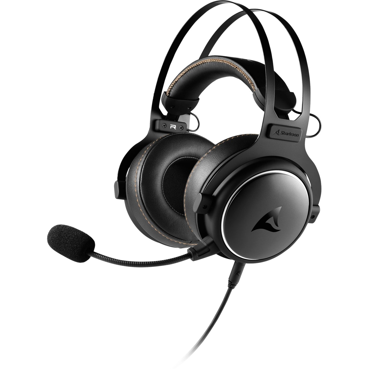 Sharkoon skiller sgh50 over-ear gaming headset (zwart, pc, playstation 4, playstation 5, xbox series s|x)