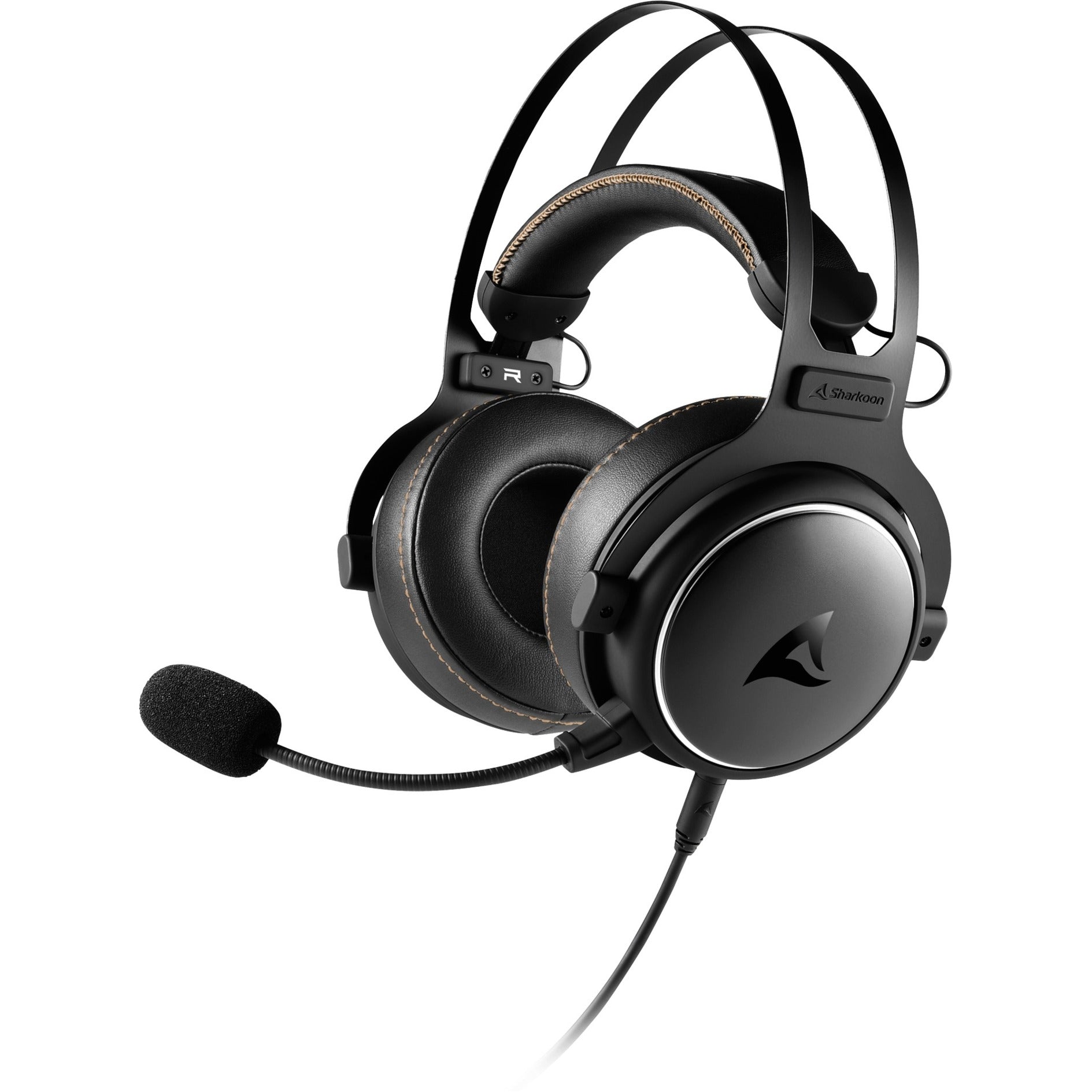Sharkoon skiller sgh50 over-ear gaming headset (zwart, pc, playstation 4, playstation 5, xbox series s|x)