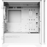 Montech air 100 argb mini tower behuizing (wit | 3x usb-a | tempered glass) - afbeelding 3