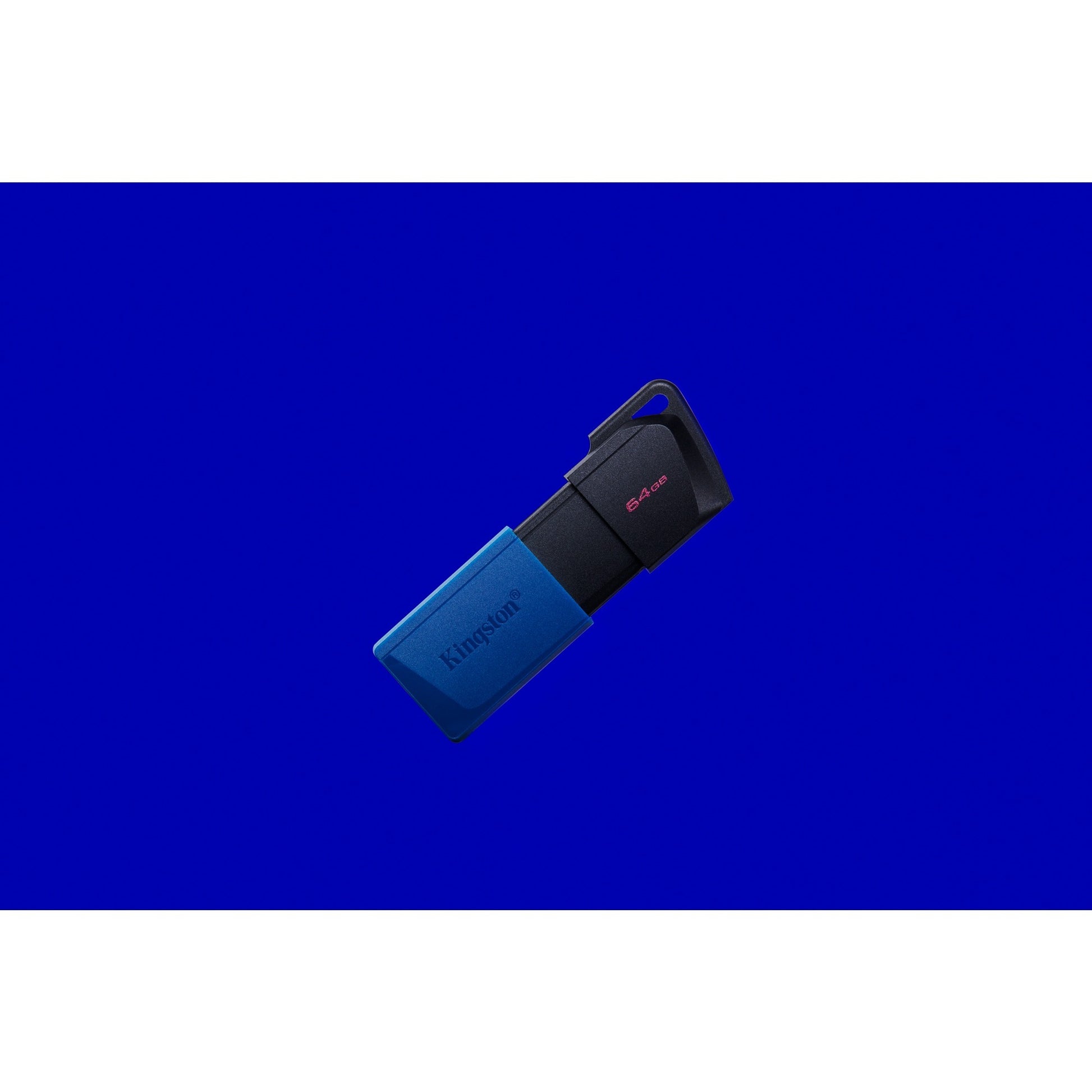Kingston datatraveler exodia m 64 gb usb-stick (blauw zwart, usb-a 3.2 gen 1)