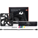 Noctua nf-a12x15 pwm chromax.black.swap case fan (zwart, 120 x 120 x 15 mm) - afbeelding 3
