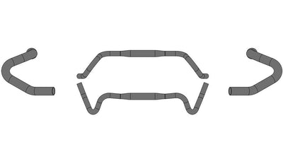 Ergotec Stuur Gravel Urban Adventure ø31,8x440 580 zwart