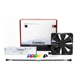 Noctua nf-f12 pwm chromax.black.swap case fan (zwart, 120 x 120 x 25 mm) - afbeelding 4