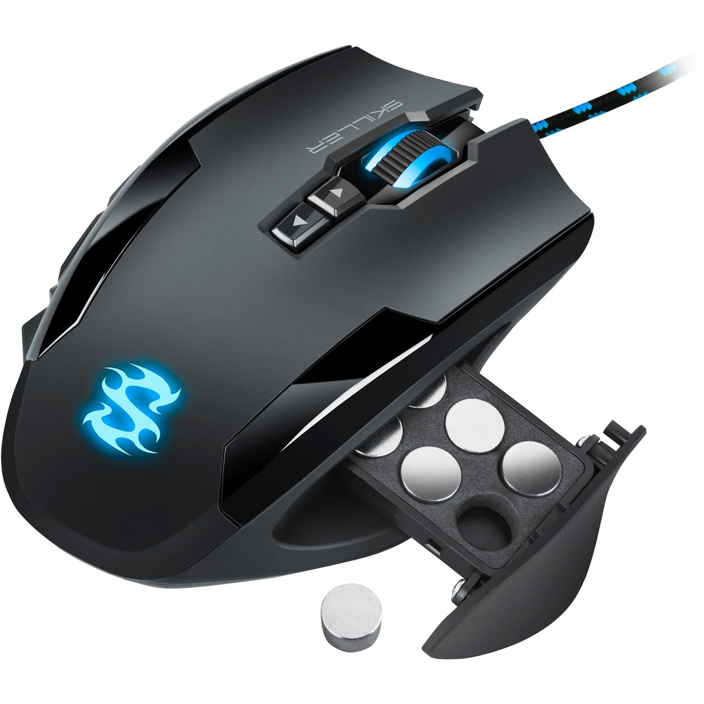 Sharkoon skiller sgm1 rgb gaming muis (zwart, 10.800 dpi, rgb leds)