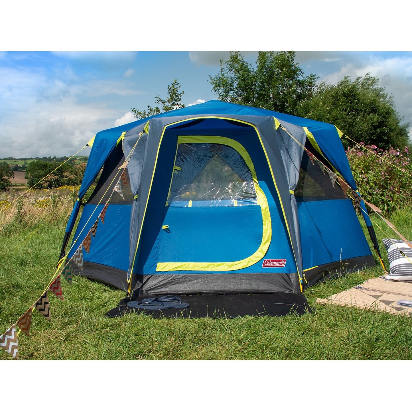 Coleman octago tent (donkerblauw)
