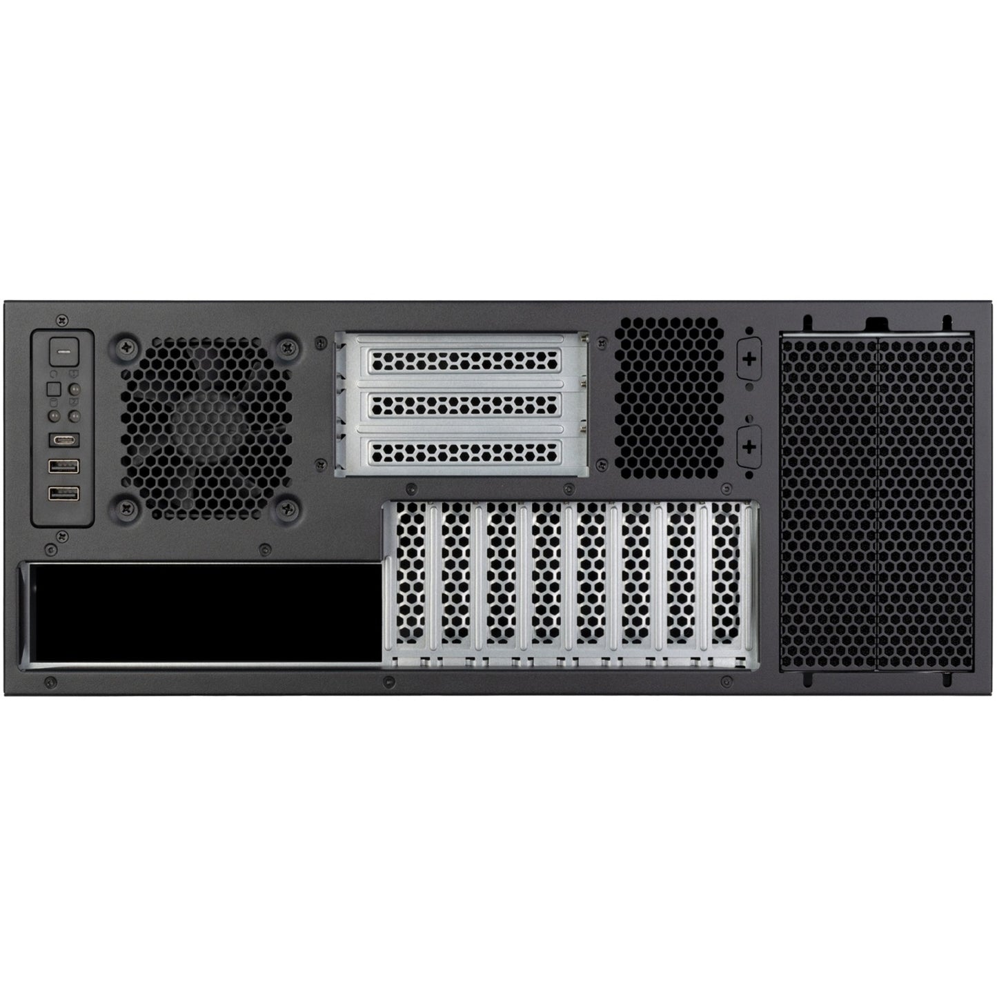 Silverstone rm47-502-i rack behuizing (zwart)