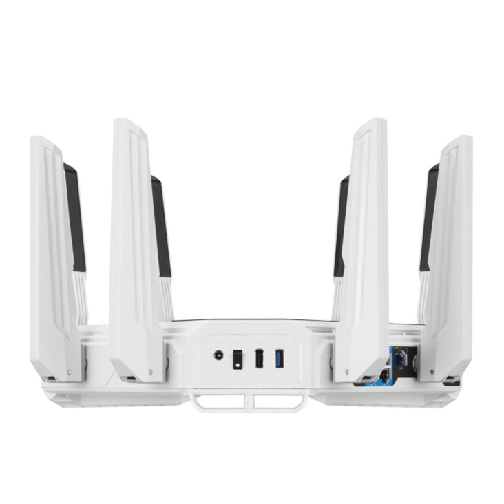 Asus rog rapture gt-be19000ai router (wit zwart)