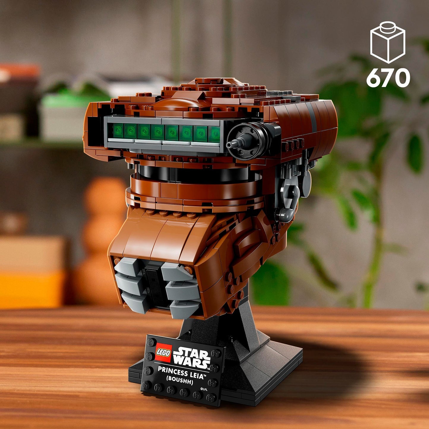 Lego star wars - prinses leia (boushh) helm constructiespeelgoed (75351)