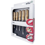 Wiha schroevendraaierset set (bruin, 6-delig) - afbeelding 2