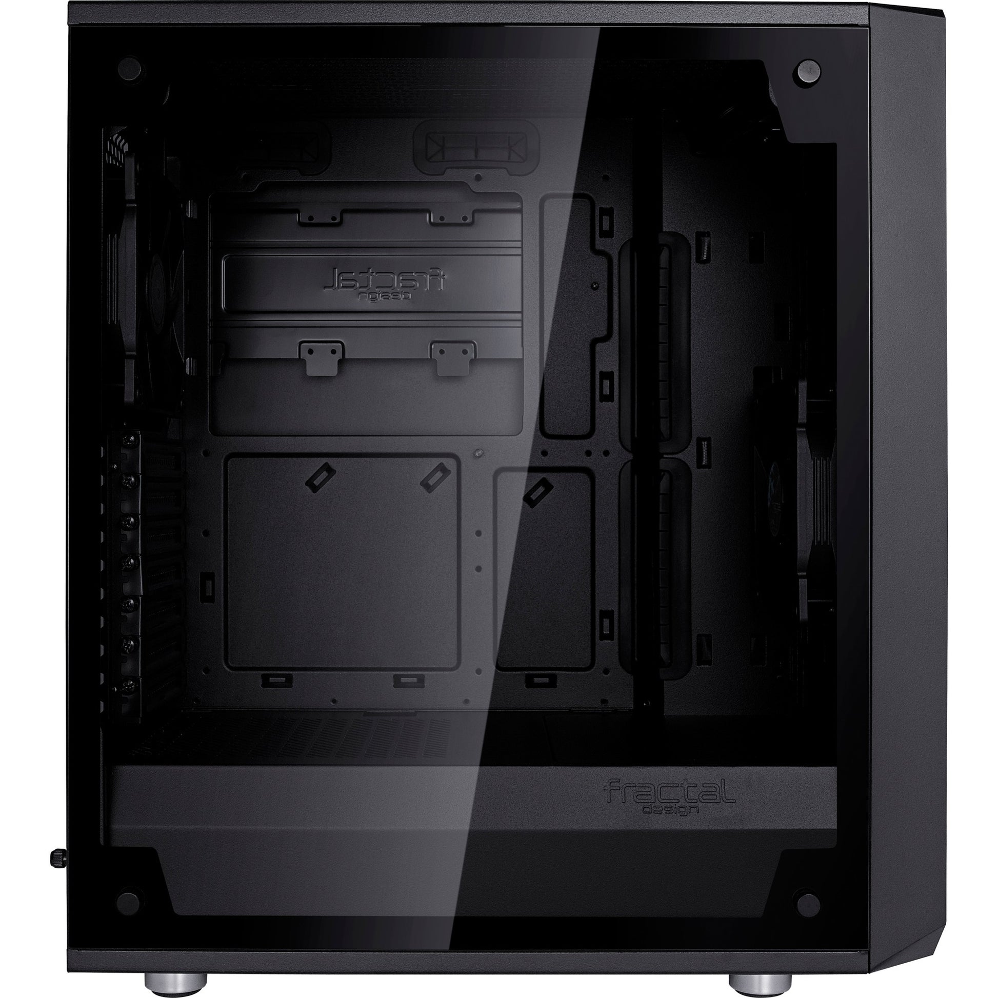 Fractal design meshify c midi tower behuizing (zwart | 2x usb-a | tempered glass)
