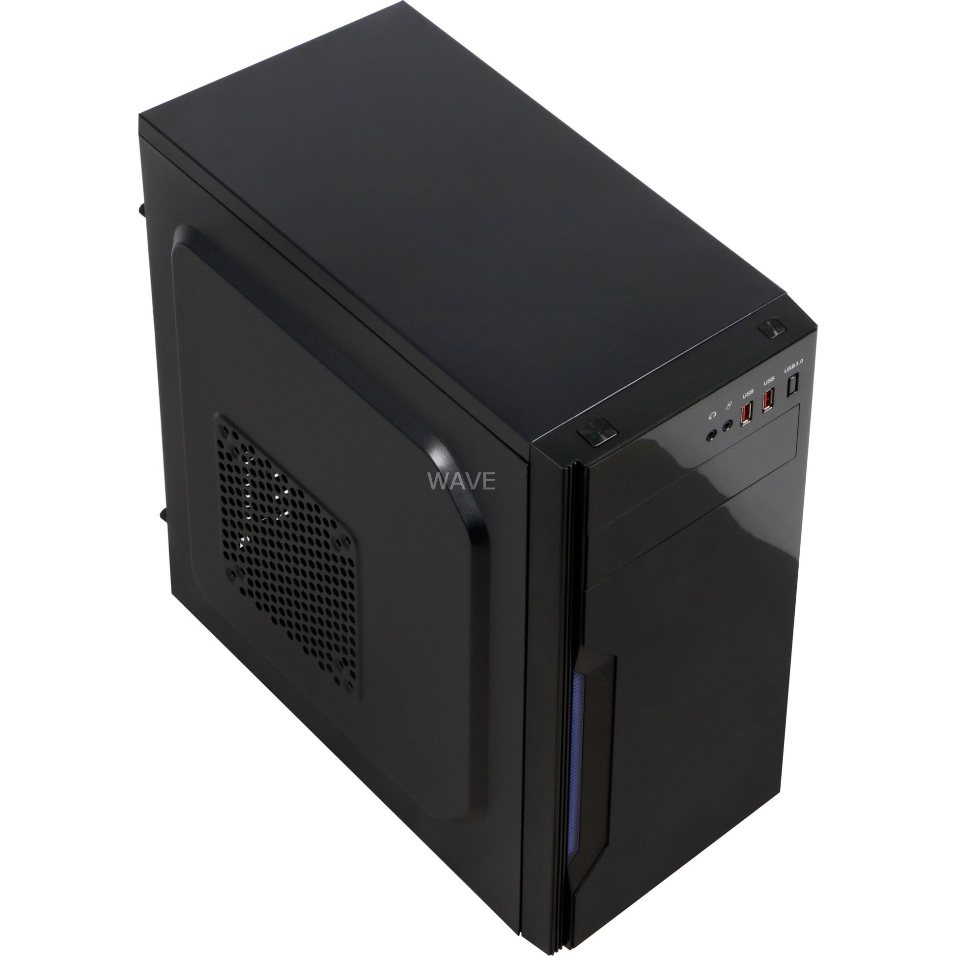 Inter-tech b-42 midi tower behuizing (zwart | 2x usb-a)