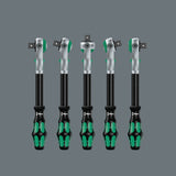 Wera 8100 sc 2 zyklop speed-ratelset, 1 2 , 37‑delig gereedschapsset (zwart groen, snelheidsratel met draaibare kop) - afbeelding 2