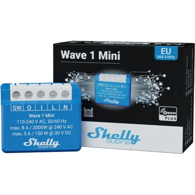 Shelly qubino wave 1 mini schakelactor z-wave