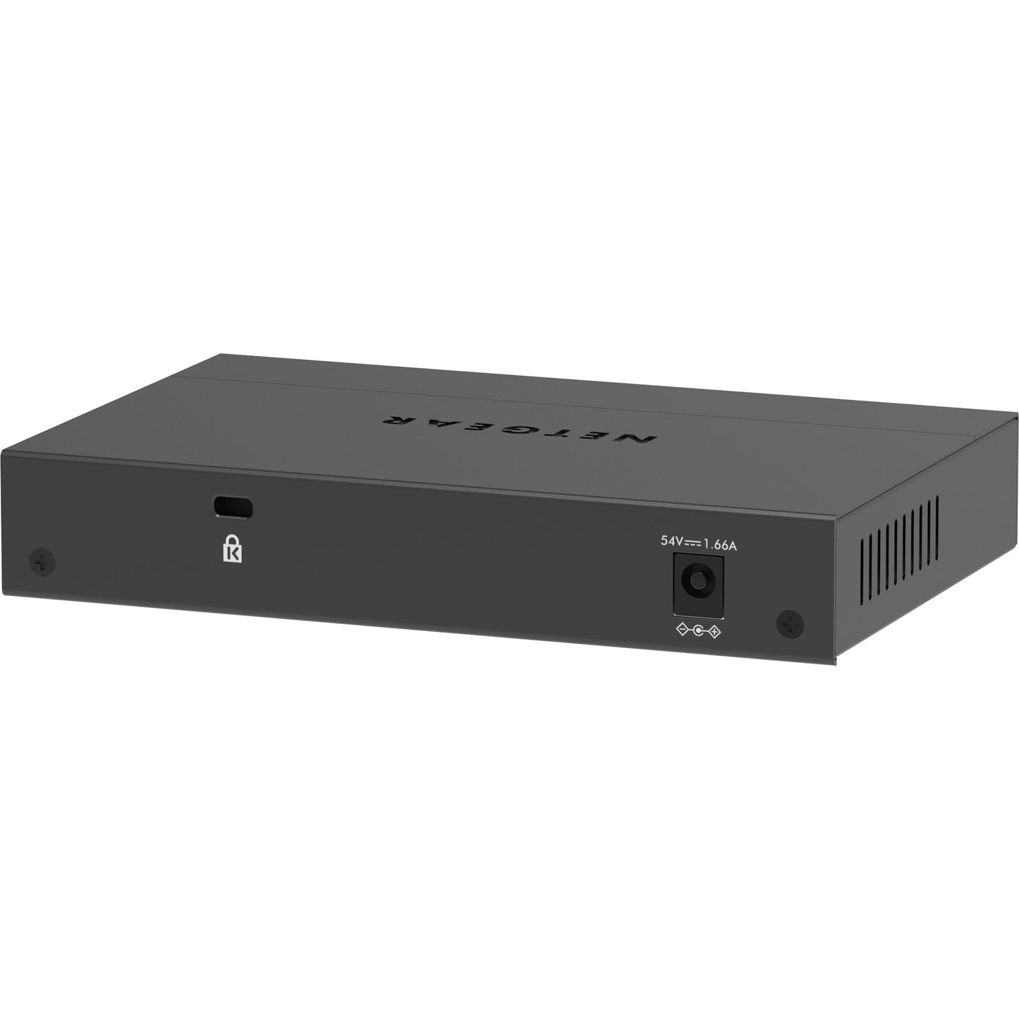 Netgear 5-port gigabit ethernet poe+ unmanaged switch (gs305pp) (zwart)
